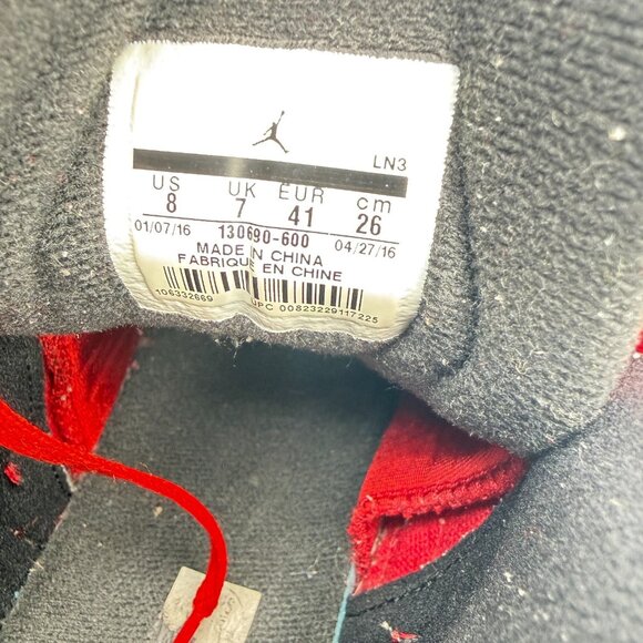 Nike Air Jordan 12 Retro Men Size 8 130690-600 Gym Red White Basketball Shoes - Picture 10 of 11